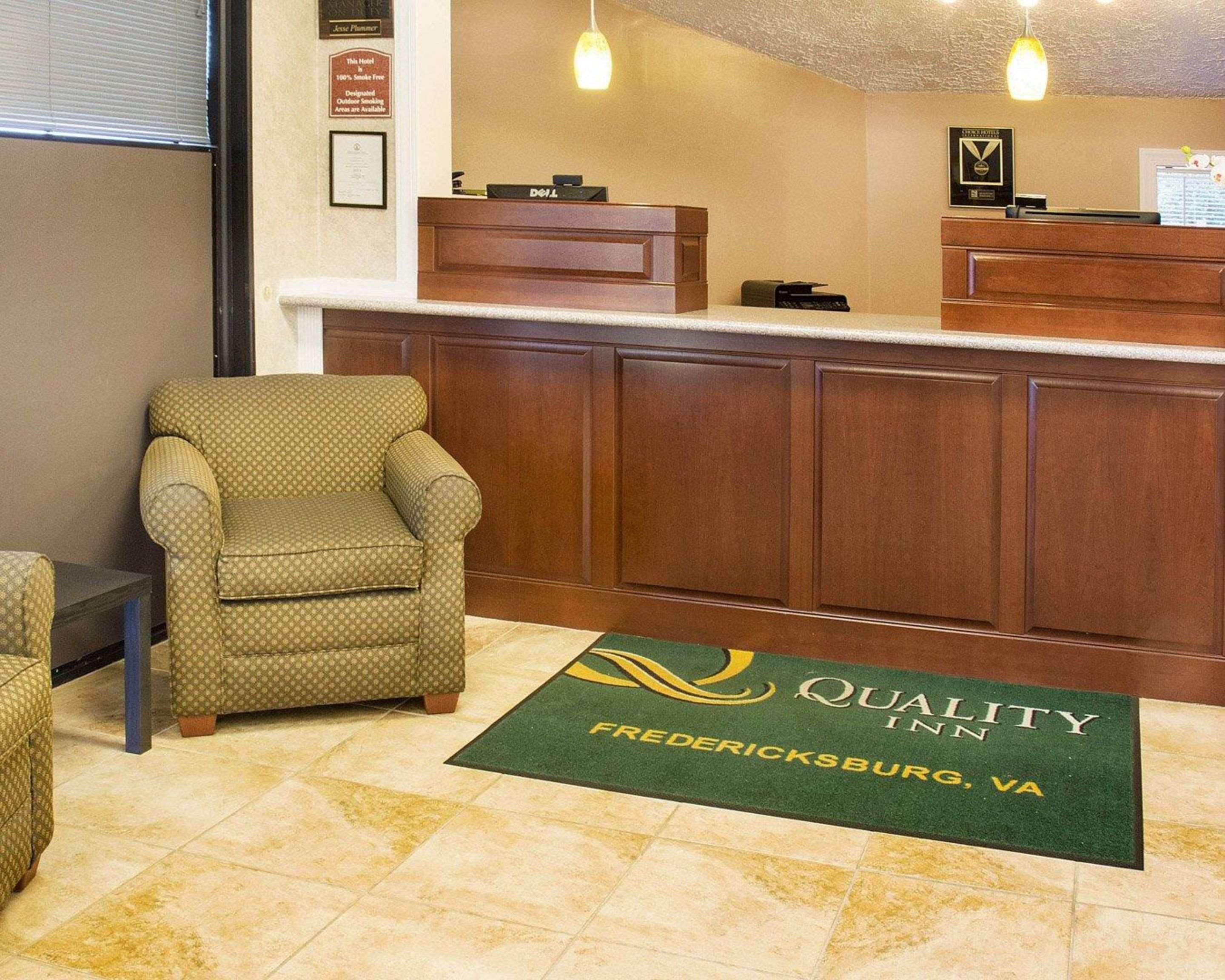 Quality Inn Fredericksburg Near Historic Downtown Exterior foto