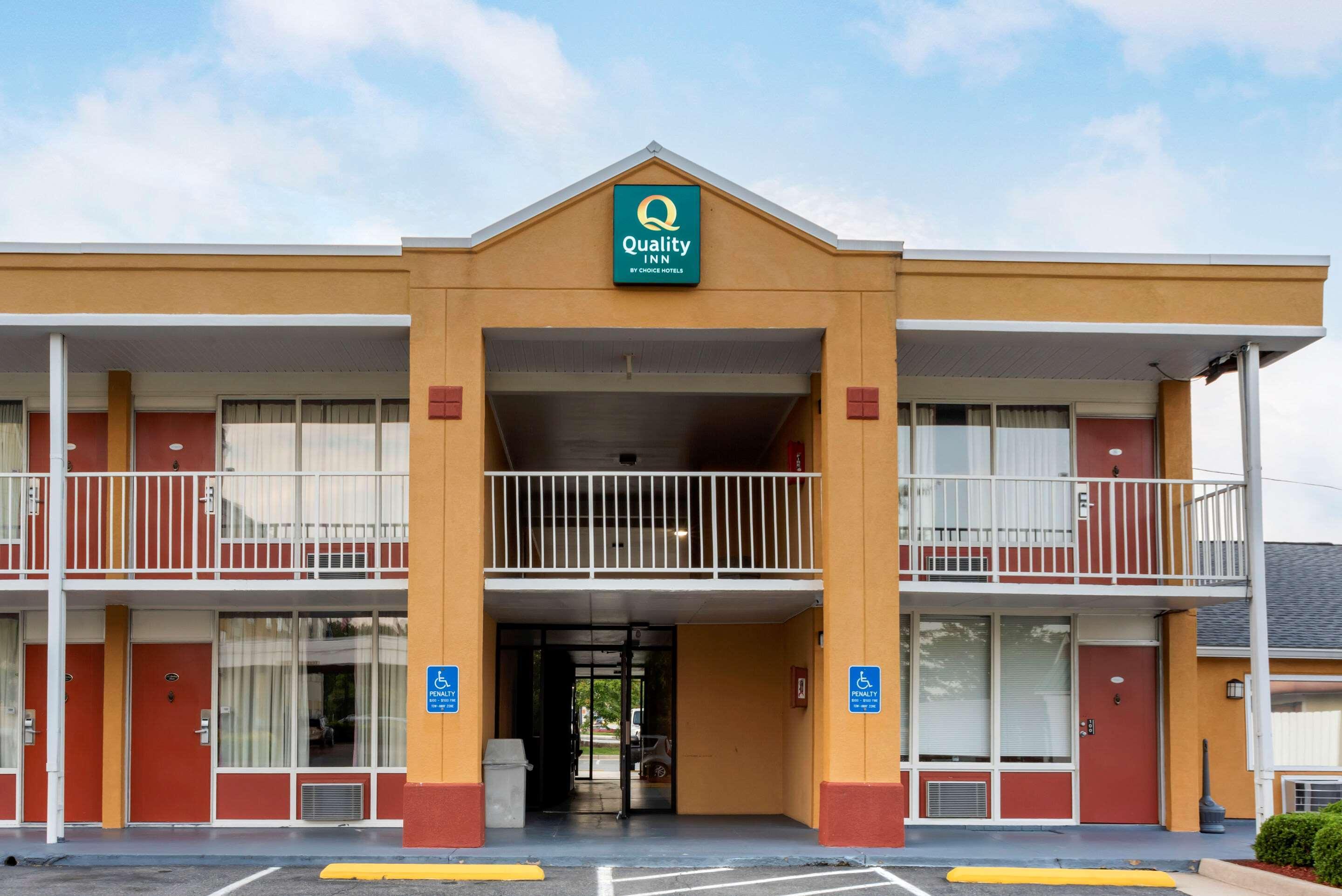 Quality Inn Fredericksburg Near Historic Downtown Exterior foto